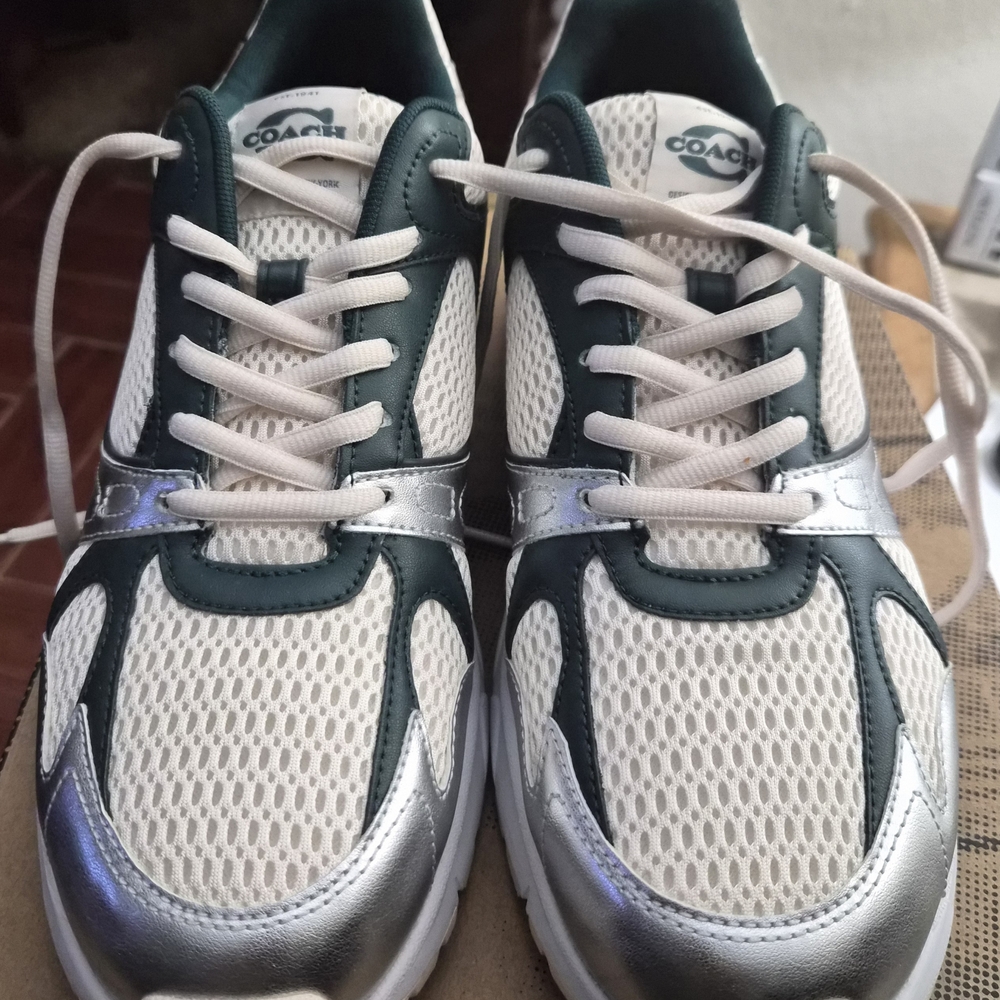 Coach Green Multi Athletic Sneakers - Picture 2 of 4